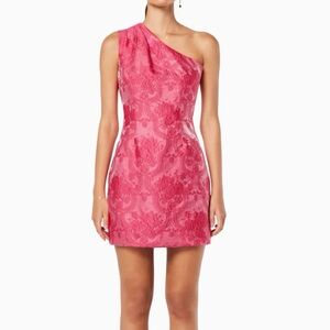 Elliatt Vibrant Pink Lace Dress